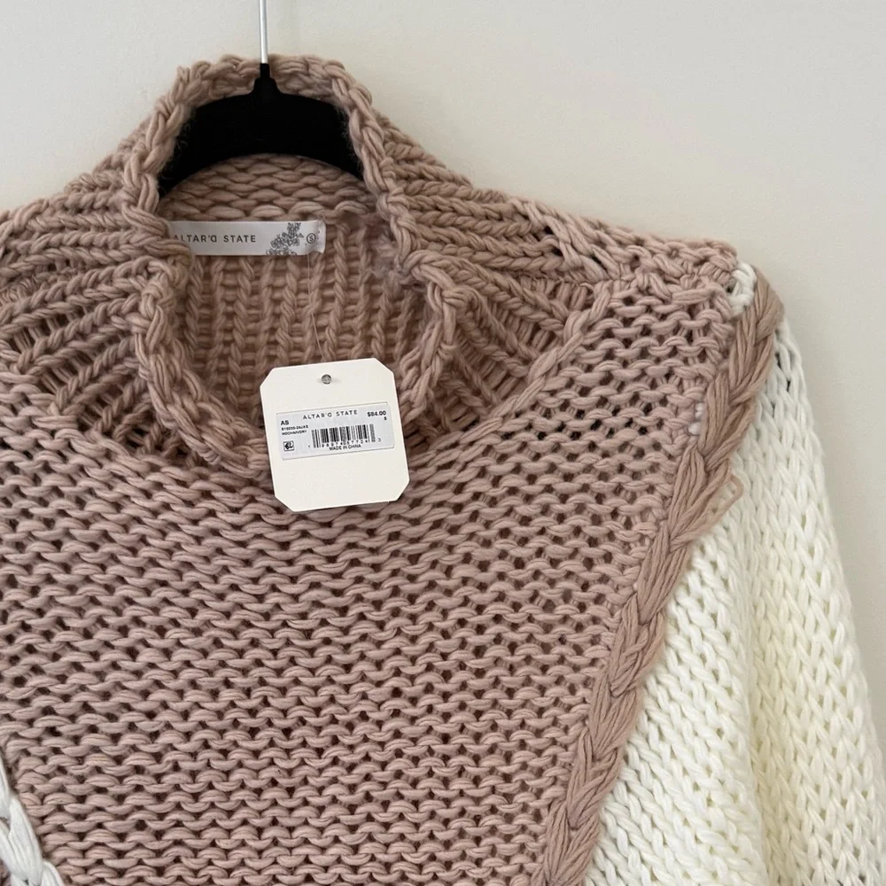 NWT Altrd State Chunky Oversized Sweater - Picture 4 of 5